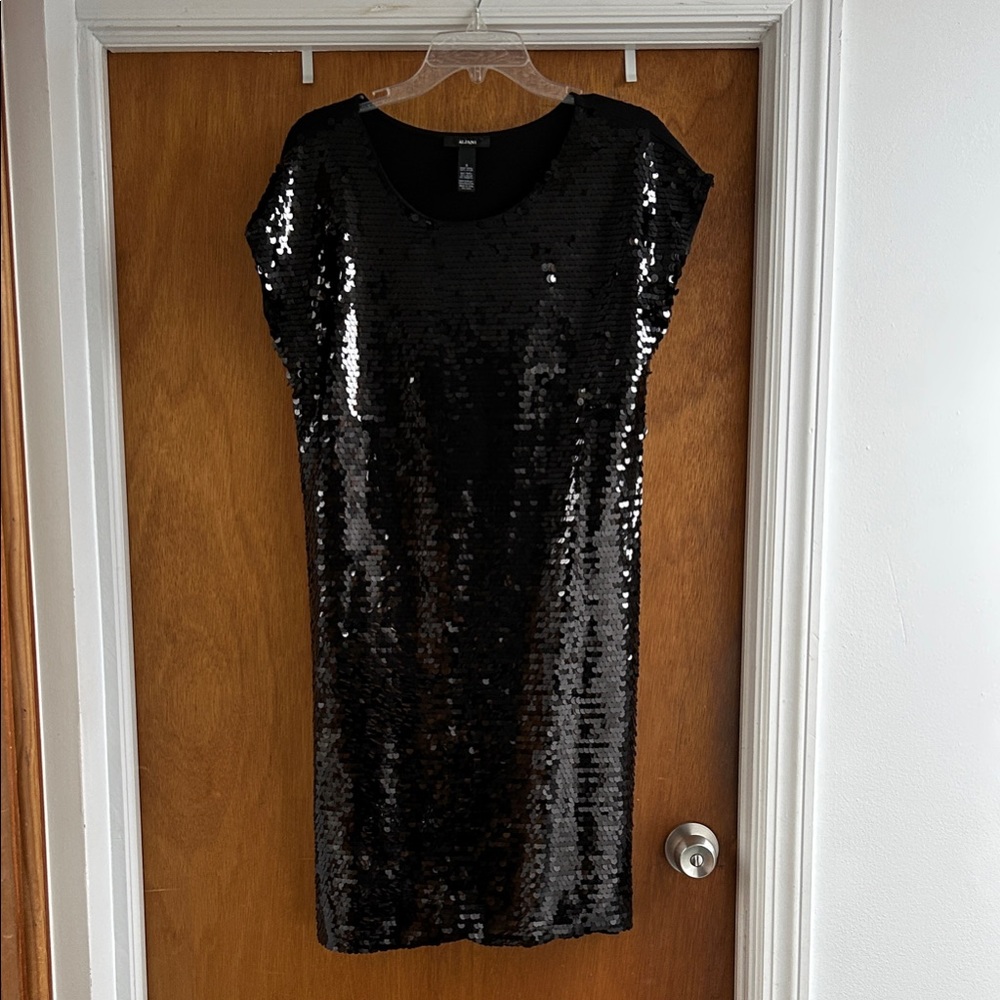 Alfani Black Sequin Dress